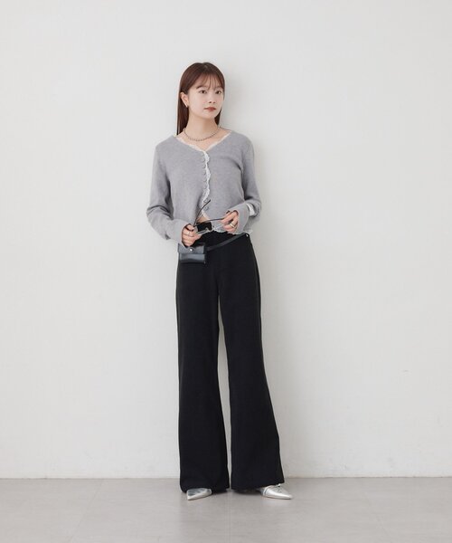 mystic(ミスティック)の「コーデュロイフレアパンツ(その他パンツ・レディース・ブラウン/ブラック/ピンク・2/1)」の11枚目の写真