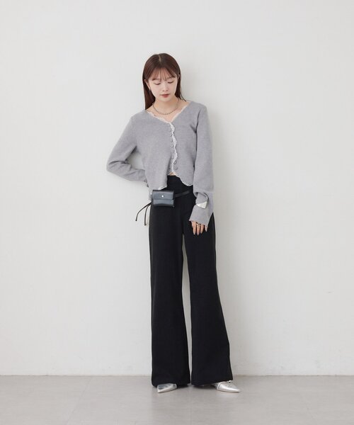 mystic(ミスティック)の「コーデュロイフレアパンツ(その他パンツ・レディース・ブラウン/ブラック/ピンク・2/1)」の12枚目の写真
