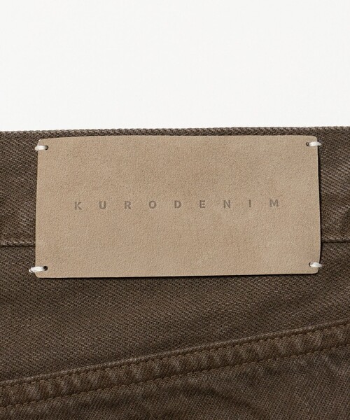 KURO(クロ)の「【別注】<KURO>MONTE/ブラウン セミフレア デニムパンツ(デニムパンツ・メンズ・ダークブラウン・32inch/30inch/28inch/34inch)」の11枚目の写真
