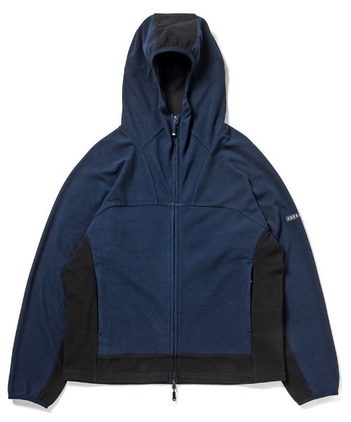 430（フォーサーティ）の「mpa4187-THERMAL ZIP HOODED PARKA ジップアップパーカー(26-153)（パーカー・メンズ・ブラック/ネイビー/ブラック系その他/ネイビー系・1/2/3/0）」の4枚目の写真