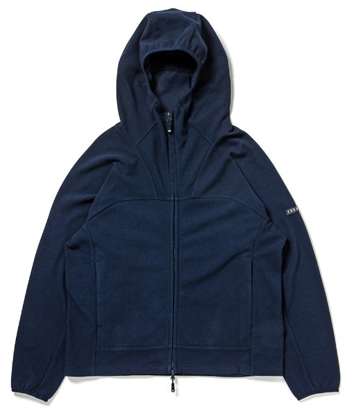 430（フォーサーティ）の「mpa4187-THERMAL ZIP HOODED PARKA ジップアップパーカー(26-153)（パーカー・メンズ・ブラック/ネイビー/ブラック系その他/ネイビー系・1/2/3/0）」の3枚目の写真