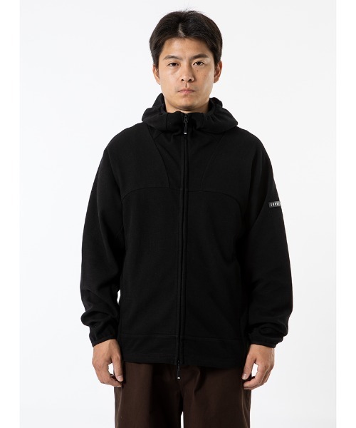 430（フォーサーティ）の「mpa4187-THERMAL ZIP HOODED PARKA ジップアップパーカー(26-153)（パーカー・メンズ・ブラック/ネイビー/ブラック系その他/ネイビー系・1/2/3/0）」の21枚目の写真