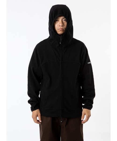 430（フォーサーティ）の「mpa4187-THERMAL ZIP HOODED PARKA ジップアップパーカー(26-153)（パーカー・メンズ・ブラック/ネイビー/ブラック系その他/ネイビー系・1/2/3/0）」の18枚目の写真