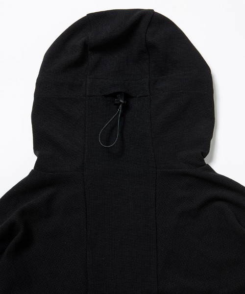 430（フォーサーティ）の「mpa4187-THERMAL ZIP HOODED PARKA ジップアップパーカー(26-153)（パーカー・メンズ・ブラック/ネイビー/ブラック系その他/ネイビー系・1/2/3/0）」の6枚目の写真