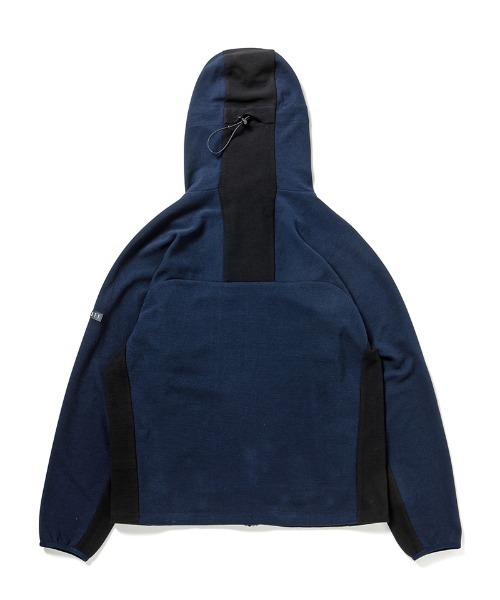 430（フォーサーティ）の「mpa4187-THERMAL ZIP HOODED PARKA ジップアップパーカー(26-153)（パーカー・メンズ・ブラック/ネイビー/ブラック系その他/ネイビー系・1/2/3/0）」の5枚目の写真