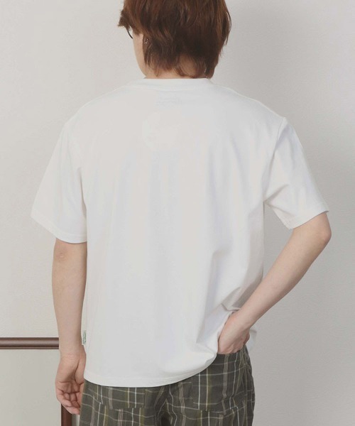 Bleu Bleuet(ブルーブルーエ)の「catフォトTシャツ(Tシャツ/カットソー・レディース・ホワイト/クリーム/ネイビー・M)」の11枚目の写真