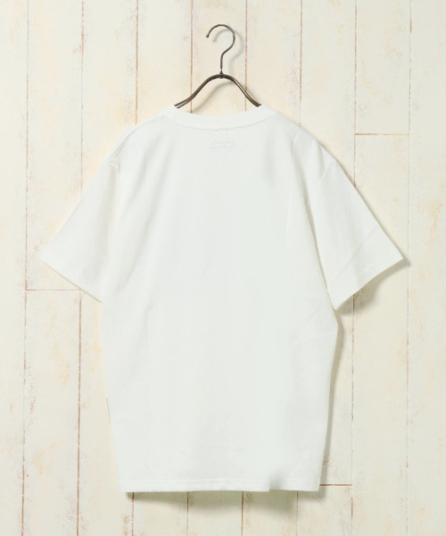Bleu Bleuet(ブルーブルーエ)の「catフォトTシャツ(Tシャツ/カットソー・レディース・ホワイト/クリーム/ネイビー・M)」の5枚目の写真