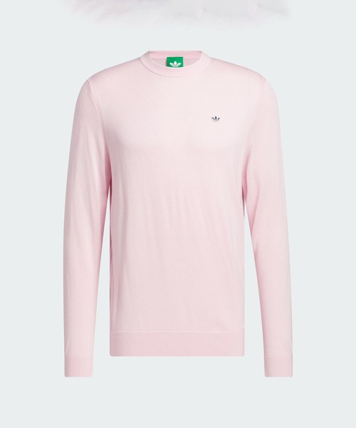 adidas(アディダス)の「オリジナルス カシミヤ ブレンド セーター【adidas Golf/アディダスゴルフ】(スウェット・メンズ・ピンク・XX-LARGE/3XL/LARGE/MEDIUM/SMALL/X-LARGE)」の6枚目の写真