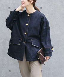 IENA | MACKINTOSH/マッキントッシュ 別注 HUMBIE NC DNM JK MB STUDS ジャケット(デニムジャケット)