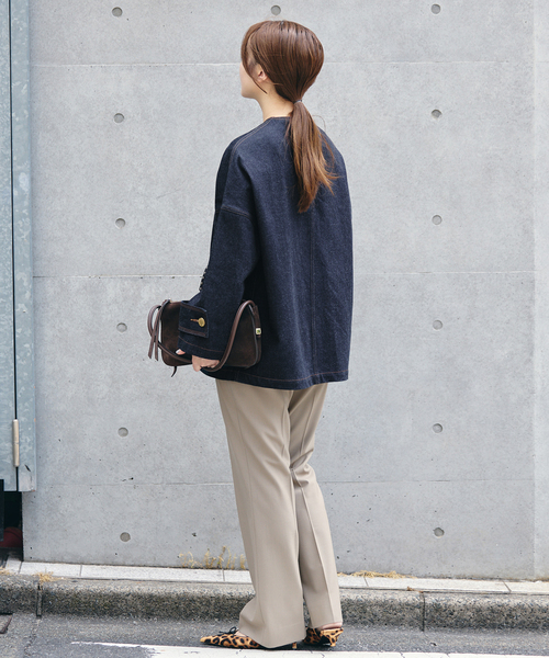 IENA(イエナ)の「MACKINTOSH/マッキントッシュ 別注 HUMBIE NC DNM JK MB STUDS ジャケット(デニムジャケット・レディース・ネイビー・38)」の20枚目の写真