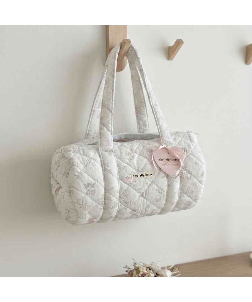 tone(トーン)の「【88eighty-eight】花柄キルティングフレンチCUTEハンドバッグ【import】(MA)(ハンドバッグ・レディース・パープル/ピンク・FREE)」の1枚目の写真