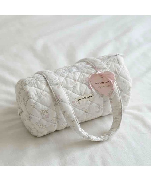 tone(トーン)の「【88eighty-eight】花柄キルティングフレンチCUTEハンドバッグ【import】(MA)(ハンドバッグ・レディース・パープル/ピンク・FREE)」の3枚目の写真