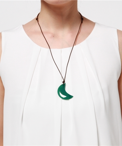 岩座 IWAKURA(イワクラ)の「【岩座】天然石 三日月ネックレス(ネックレス・レディース・その他13/その他14/その他15/その他16/その他11/その他1/その他17/その他12/その他10/ライトグリーン・FREE)」の14枚目の写真