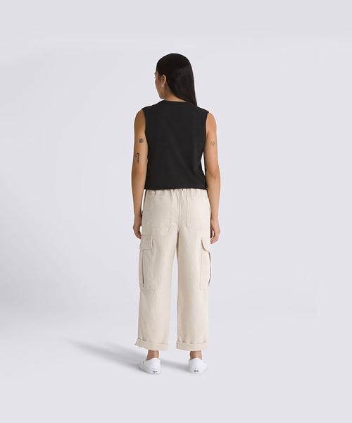 VANS(バンズ)の「ウィメンズ サイドウォークパンツ / Sidewalk Pant NATURAL/NATURAL VN000GWND361(その他パンツ・レディース・オフホワイト・SMALL/MEDIUM/LARGE)」の4枚目の写真