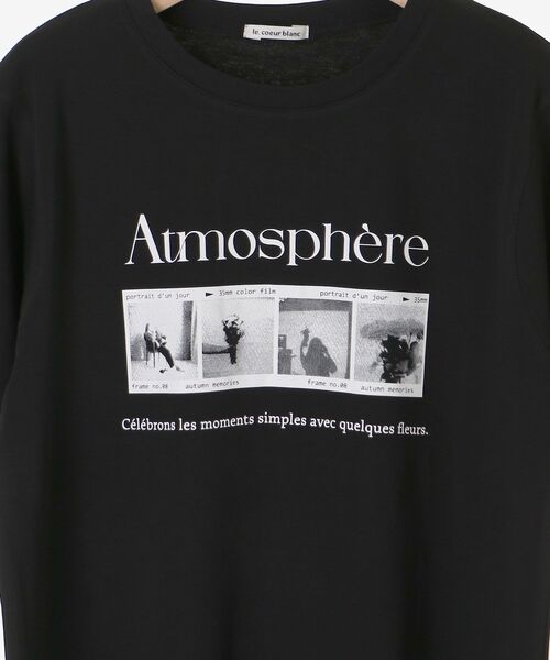 le.coeur blanc（ルクールブラン）の「【撥水・撥油・防汚】AtmosphereTシャツ（Tシャツ/カットソー・レディース・ブラック/オフホワイト・38）」の20枚目の写真