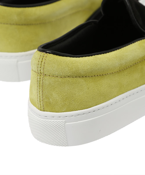 SOPHNET.（ソフネット）の「COLOR BLOCK SLIP ON SHOES（スリッポン・メンズ・ブラック/ネイビー・27cm/28cm/25cm/26cm/29cm）」の3枚目の写真