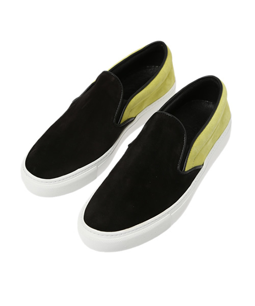 SOPHNET.（ソフネット）の「COLOR BLOCK SLIP ON SHOES（スリッポン・メンズ・ブラック/ネイビー・27cm/28cm/25cm/26cm/29cm）」の6枚目の写真