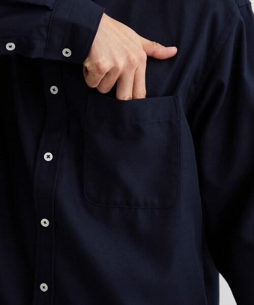 THE SHOP TK (ザ ショップ ティーケー )の「【防シワ/洗濯機OK】アソート 長袖ネルシャツ(シャツ/ブラウス・メンズ・ネイビー/モスグリーン系1/ブルー系その他・01/02/03/04)」の22枚目の写真