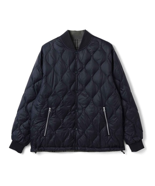 BEAMS GOLF(ビームスゴルフ)の「【別注】TAION / リバーシブル ダウン ジャケット(ブルゾン・メンズ・ネイビー/ブラウン・XL/S/M/L)」の2枚目の写真