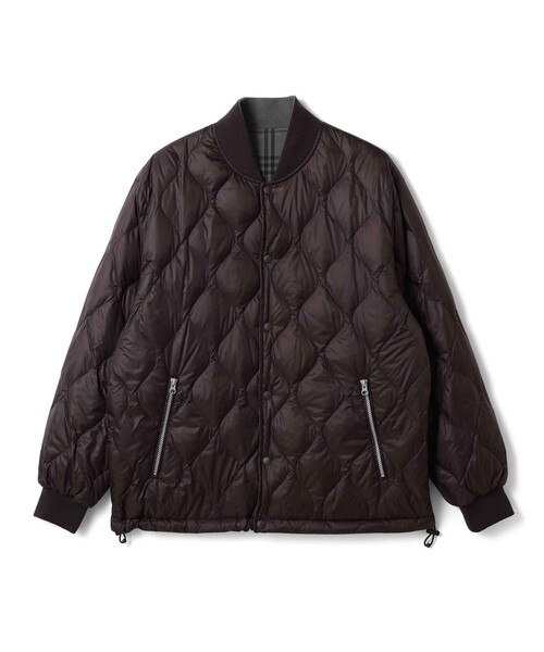 BEAMS GOLF(ビームスゴルフ)の「【別注】TAION / リバーシブル ダウン ジャケット(ブルゾン・メンズ・ネイビー/ブラウン・XL/S/M/L)」の1枚目の写真