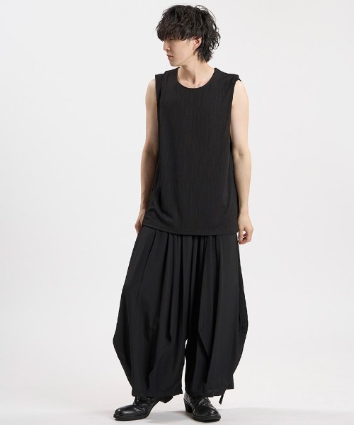 NO ID.(ノーアイディ)の「mlt5807-レイヤードC/N-PO プルオーバー(459006-556T)(Tシャツ/カットソー・メンズ・グレー/ホワイト/ブラック・ONE SIZE)」の18枚目の写真