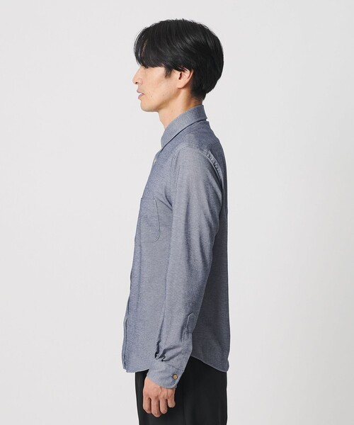 BEAUTY&YOUTH UNITED ARROWS(ビューティーアンドユースユナイテッドアローズ)の「クイック ストレッチ シャンブレー ボタンダウン シャツ SLIM型 吸水速乾 タテヨコストレッチ(シャツ/ブラウス・メンズ・ライトブルー/コバルトブルー/ホワイト/ネイビー・S/XL/L/M/XS)」の11枚目の写真