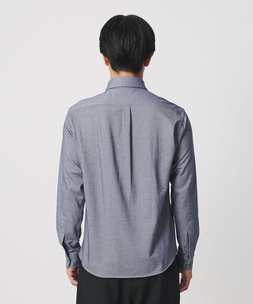 BEAUTY&YOUTH UNITED ARROWS(ビューティーアンドユースユナイテッドアローズ)の「クイック ストレッチ シャンブレー ボタンダウン シャツ SLIM型 吸水速乾 タテヨコストレッチ(シャツ/ブラウス・メンズ・ライトブルー/コバルトブルー/ホワイト/ネイビー・S/XL/L/M/XS)」の12枚目の写真