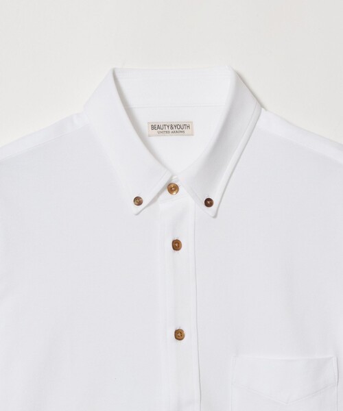 BEAUTY&YOUTH UNITED ARROWS(ビューティーアンドユースユナイテッドアローズ)の「クイック ストレッチ シャンブレー ボタンダウン シャツ SLIM型 吸水速乾 タテヨコストレッチ(シャツ/ブラウス・メンズ・ライトブルー/コバルトブルー/ホワイト/ネイビー・S/XL/L/M/XS)」の15枚目の写真