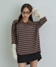 RAY CASSIN | ルーズレイヤードポロTシャツ(Tシャツ/カットソー)