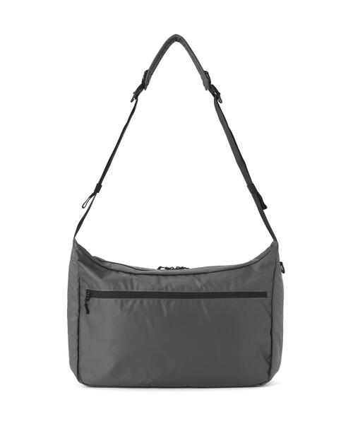 +phenix(プラスフェニックス)の「+phenix/プラスフェニックス/EXPAND SHOULDER BAG 20+(ショルダーバッグ・メンズ・グレー/ブラック・F)」の4枚目の写真