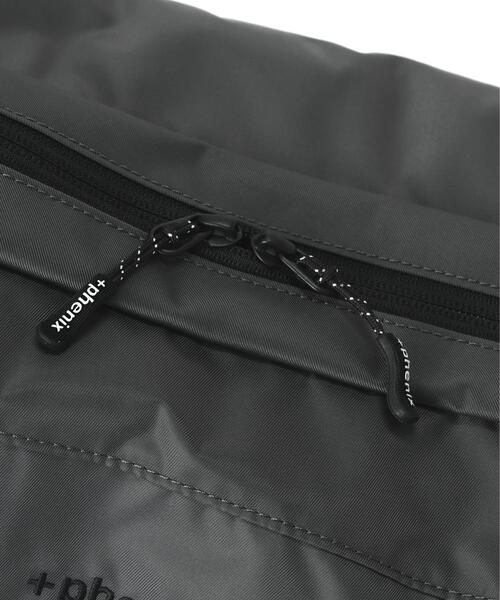 +phenix(プラスフェニックス)の「+phenix/プラスフェニックス/EXPAND SHOULDER BAG 20+(ショルダーバッグ・メンズ・グレー/ブラック・F)」の7枚目の写真