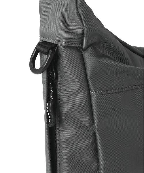 +phenix(プラスフェニックス)の「+phenix/プラスフェニックス/EXPAND SHOULDER BAG 20+(ショルダーバッグ・メンズ・グレー/ブラック・F)」の10枚目の写真