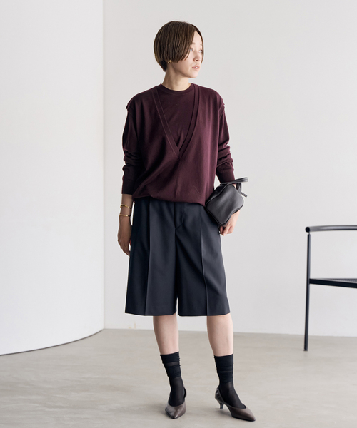 plage(プラージュ)の「Precious C-Neck ニット(ニット/セーター・レディース・ピンク/ワインレッド・FREE)」の16枚目の写真