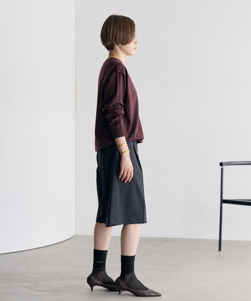 plage(プラージュ)の「Precious C-Neck ニット(ニット/セーター・レディース・ピンク/ワインレッド・FREE)」の17枚目の写真