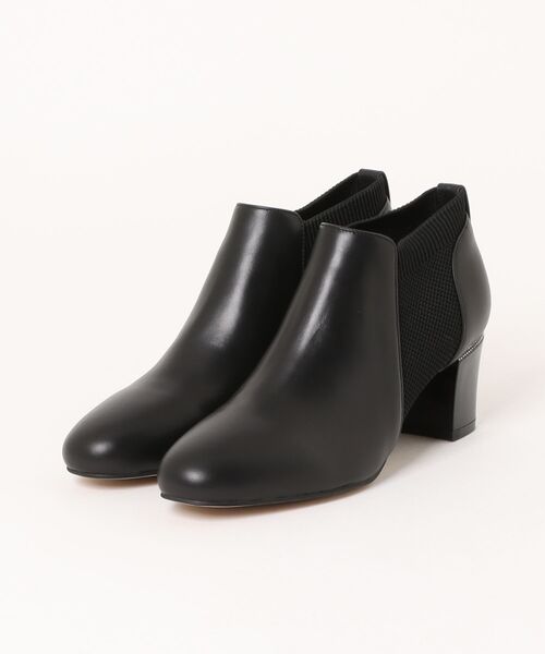 JILL STUART(ジルスチュアート)の「サイドニットブーティ(ブーツ・レディース・ブラック・23.0cm/23.5cm/24.0cm/24.5cm/22.5cm)」の1枚目の写真