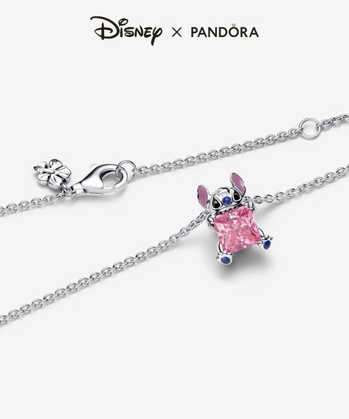 ディズニー スティッチ ピンク コリエ ネックレス（ネックレス