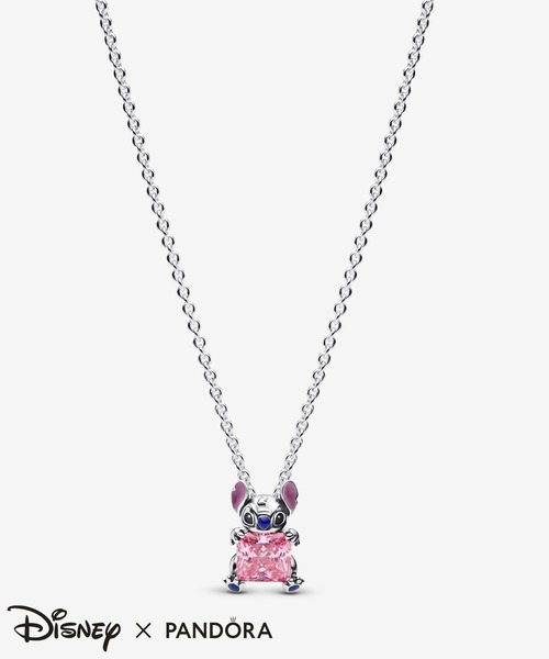 ディズニー スティッチ ピンク コリエ ネックレス（ネックレス