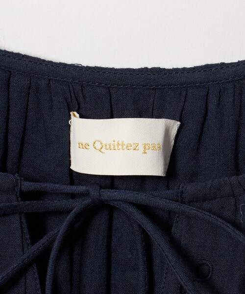 NE QUITTEZ PAS!(ヌキテパ)の「<ne Quittez pas>カットワーク ワンピース(ワンピース・レディース・ネイビー・M)」の8枚目の写真