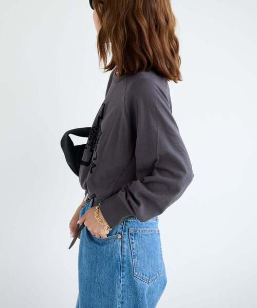 OUTDOOR PRODUCTS(アウトドアプロダクツ)の「ソフトストレッチZOOロンT(Tシャツ/カットソー・レディース・ライトグレー/アイボリー/ボルドー/チャコールグレー・FREE)」の6枚目の写真