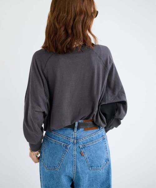 OUTDOOR PRODUCTS(アウトドアプロダクツ)の「ソフトストレッチZOOロンT(Tシャツ/カットソー・レディース・ライトグレー/アイボリー/ボルドー/チャコールグレー・FREE)」の7枚目の写真