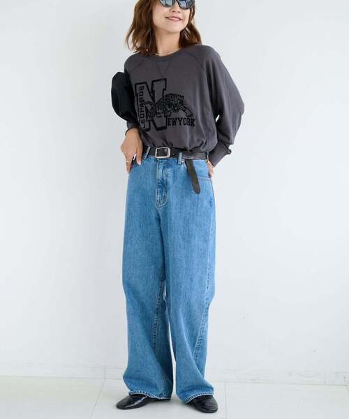 OUTDOOR PRODUCTS(アウトドアプロダクツ)の「ソフトストレッチZOOロンT(Tシャツ/カットソー・レディース・ライトグレー/アイボリー/ボルドー/チャコールグレー・FREE)」の14枚目の写真