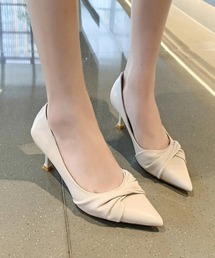 ツイストデザインパンプス/5cmヒール