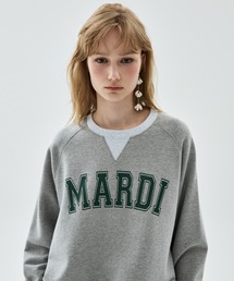 SWEATSHIRT RAGLAN MARDI ARCH LOGO / スウェットシャツ ラグラン マルディ アーチ ロゴ