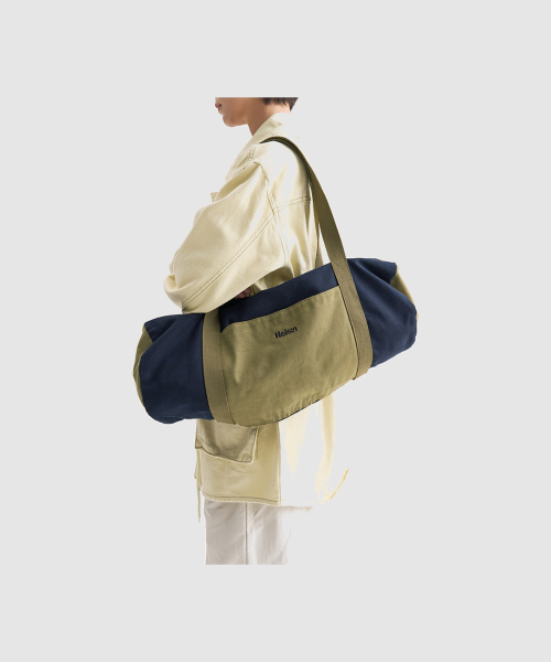 HEISAN（ハイサン）の「コットンダッフルバッグ カーキ (Size: L)（ボストンバッグ・レディース・その他・FREE）」の5枚目の写真