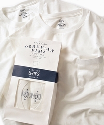 SHIPS | SC: SHIPS(シップス) "PERUVIAN PIMA COTTON" 2パック ポケットTシャツ□一部予約商品(Tシャツ/カットソー)