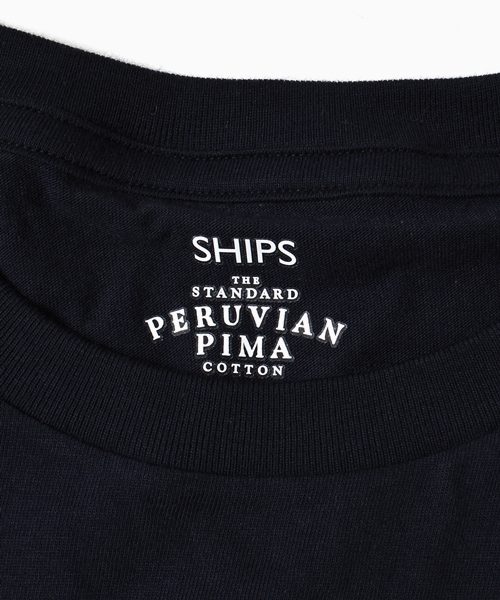 SHIPS（シップス）の「SC: SHIPS(シップス) "PERUVIAN PIMA COTTON" 2パック ポケットTシャツ□一部予約商品（Tシャツ/カットソー・メンズ・ホワイト/グレー/ネイビー/その他・MEDIUM/X-LARGE/LARGE/SMALL）」の12枚目の写真