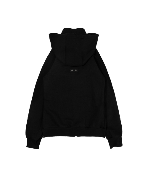 FANCY CLUB(ファンシークラブ)の「LEIUR バックルフードジップアップ (BLACK) F26ZA509(パーカー・レディース・その他・FREE)」の10枚目の写真