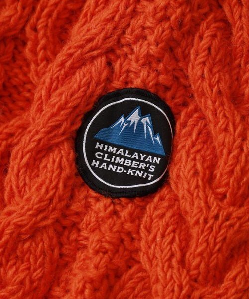 FUNALIVE（ファンアライブ）の「HIMALAYAN CLIMBER'S HAND-KNIT 手編みショールカーディガン（カーディガン/ボレロ・メンズ・ブラック/インディゴブルー/杢グレー/オレンジ/スモークピンク/イエロー・L/M）」の13枚目の写真