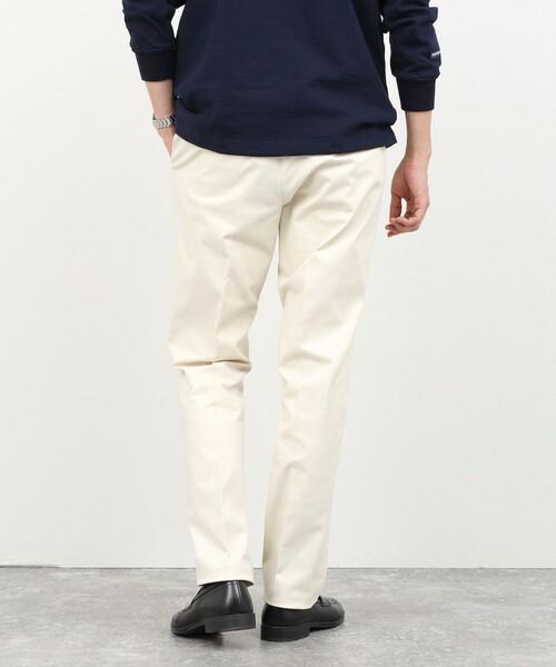 NOLLEY’S(ノーリーズ)の「《ビジカジ対応》高密度チノトラウザー 26AW(チノパンツ・メンズ・オフホワイト/ブラック/オリーブ/ベージュ・M/S/XL/L)」の9枚目の写真