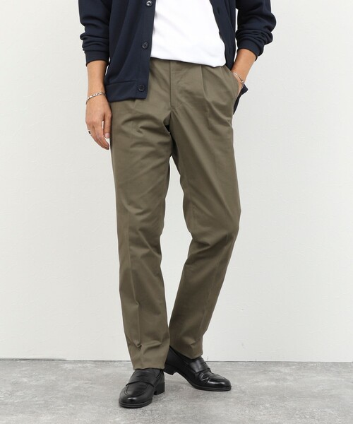 NOLLEY’S(ノーリーズ)の「《ビジカジ対応》高密度チノトラウザー 26AW(チノパンツ・メンズ・オフホワイト/ブラック/オリーブ/ベージュ・M/S/XL/L)」の19枚目の写真